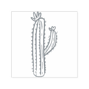 Carimbo Auto Entintado Cactus Scrapbooking