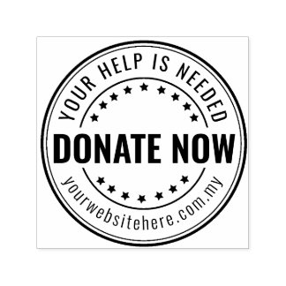 Carimbo Auto Entintado Caridade Personalizada e Caráter Personalizado Car