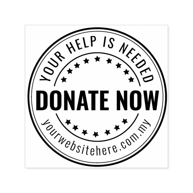 Carimbo Auto Entintado Caridade Personalizada e Caráter Personalizado Car (Design)