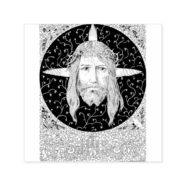 Carimbo Auto Entintado Caro Santo de Jesus Cristo (Design)