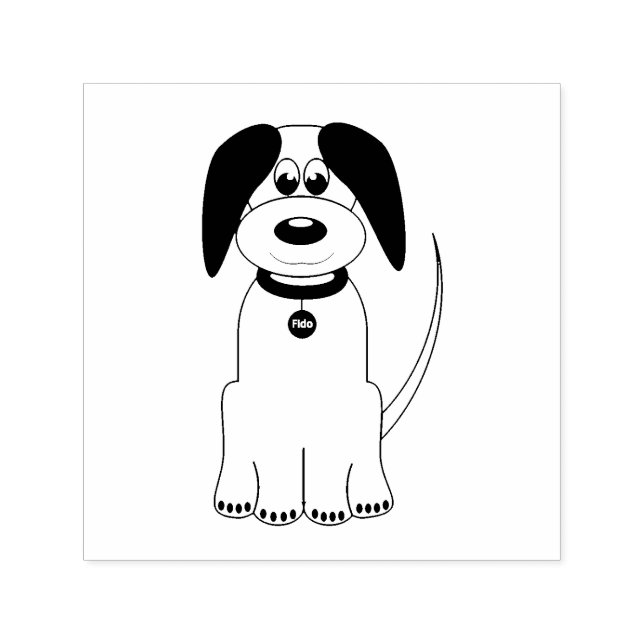 Carimbo Auto Entintado Cartografia de cães (Design)