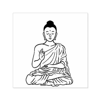 Carimbo Auto Entintado Cartoon Buddha Buddhism.net