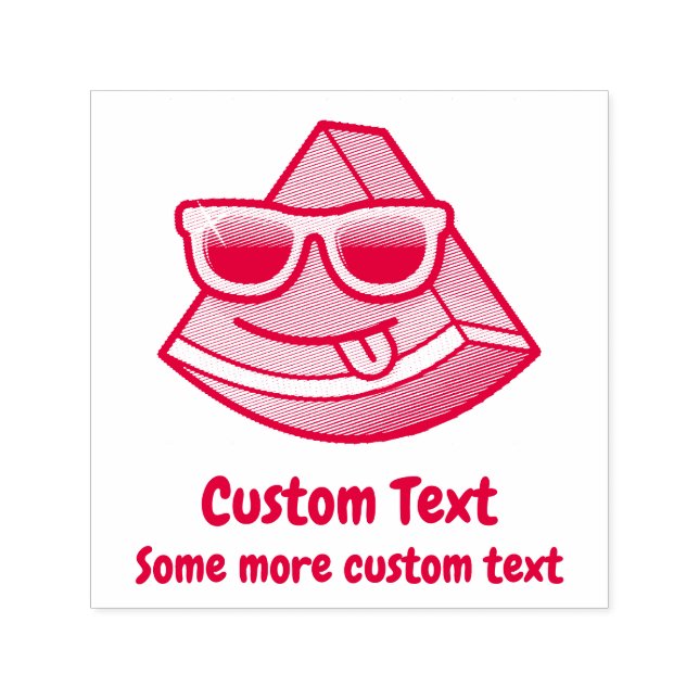 Carimbo Auto Entintado Cartoon de Melancia (Design)