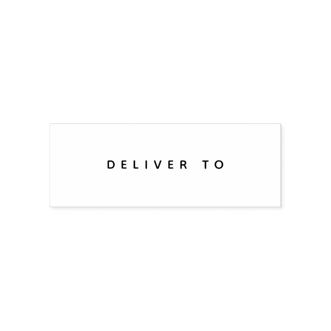 Carimbo Auto Entintado Casamento Chic Moderno Entregar a (Design)