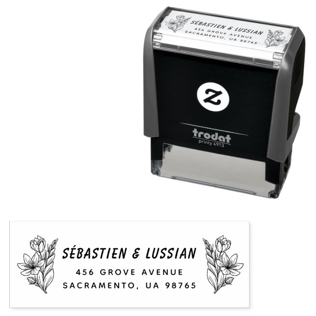 Carimbo Auto Entintado Casamento com Roteiro Moderno (In Situ)