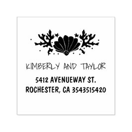 Carimbo Auto Entintado Casamento de Casal de praia