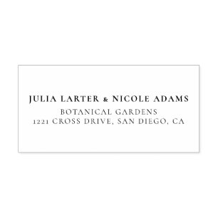 Carimbo Auto Entintado Casamento de Jardim de Pétalas Florais de Rosa Sel