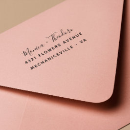 Carimbo Auto Entintado Casamento de script de Caligrafia Moderna