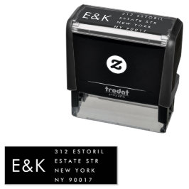 Carimbo Auto Entintado Casamento Neutro de Gênero Ultra Moderno