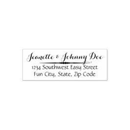 Carimbo Auto Entintado Casamento Personalizado de Roteiro Elegante ou Car