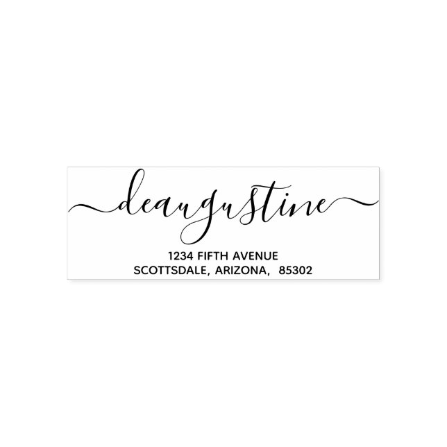 Carimbo Auto Entintado Casamento personalizado Natal etc. Endereço de dev (Design)