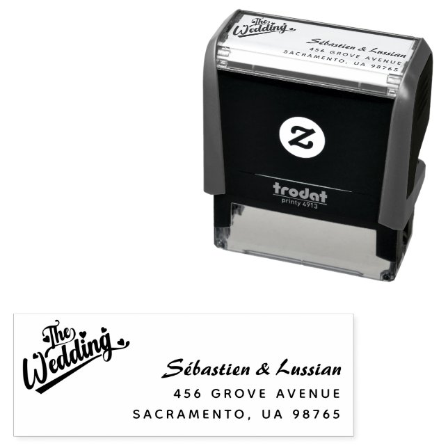 Carimbo Auto Entintado casamento simples (In Situ)