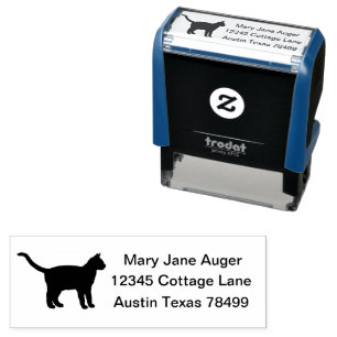 Carimbo Auto Entintado Cat Tailandês Personalizado