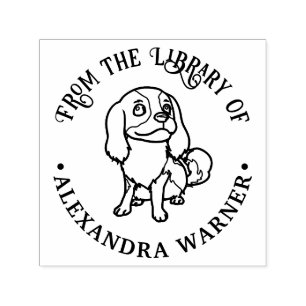 Carimbo Auto Entintado Cavalier King Charles Spaniel Dog #2