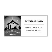 Cena de Natal Religiosa Endereço de Regresso