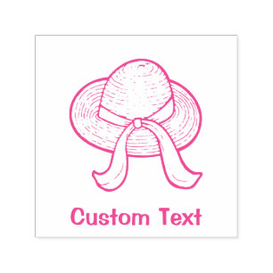 Carimbo Auto Entintado Chapéu De Palha