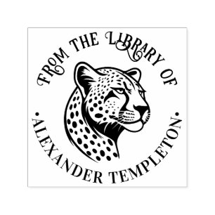 Carimbo Auto Entintado Cheetah Head #1P