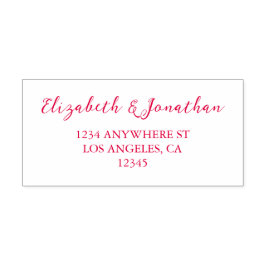 Carimbo Auto Entintado Cherry Red Wedding