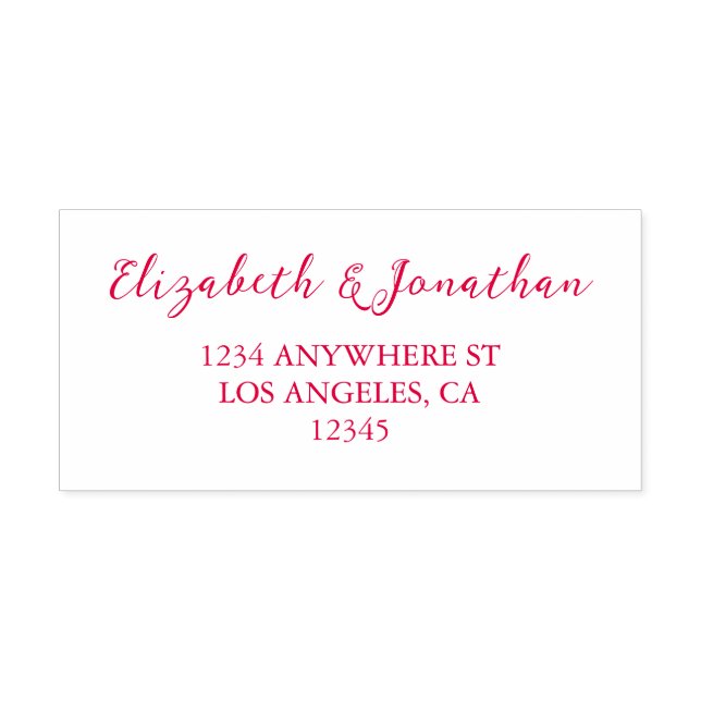 Carimbo Auto Entintado Cherry Red Wedding (Design)