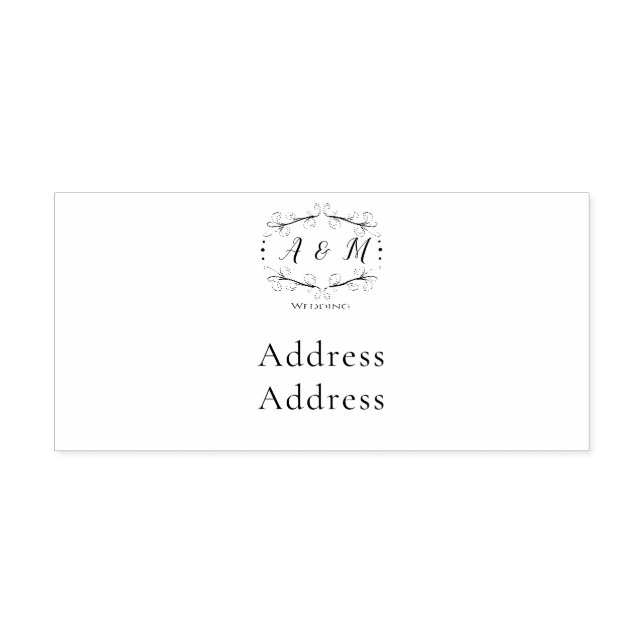 Carimbo Auto Entintado Chic Verde Casado (Design)