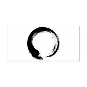 Carimbo Auto Entintado Círculo Enso Zen
