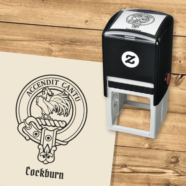 Carimbo Auto Entintado Clan Cockburn Crest (Criador carregado)