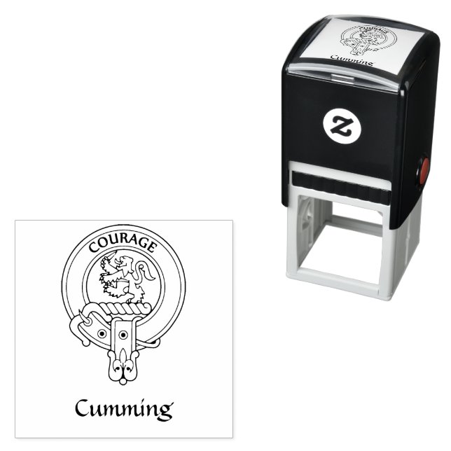 Carimbo Auto Entintado Clan Comyn | Crest Cumming (In Situ)