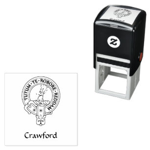 Carimbo Auto Entintado Clan Crawford Crest