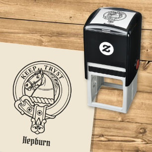 Carimbo Auto Entintado Clan Hepburn Crest