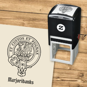 Carimbo Auto Entintado Clan Marjoribanks Crest