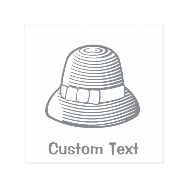 Carimbo Auto Entintado Cloche Hat (Design)
