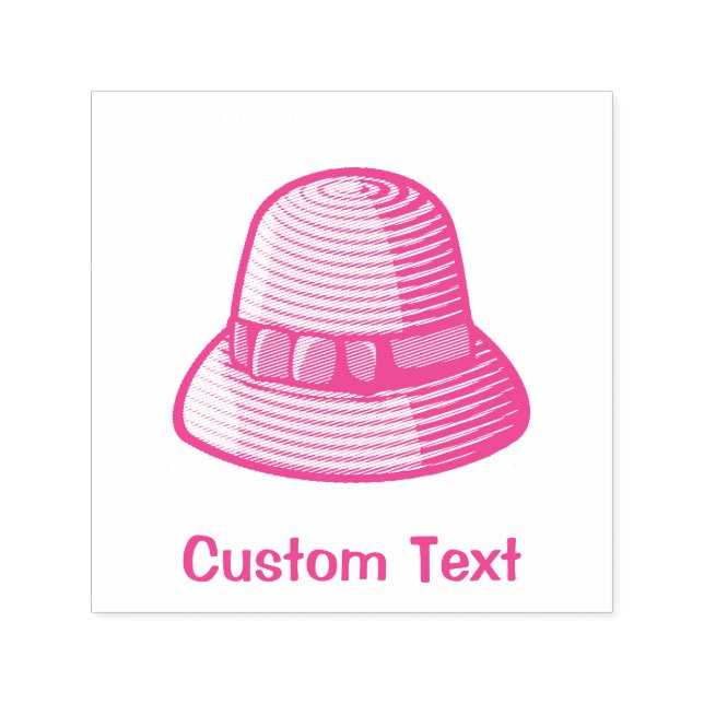 Carimbo Auto Entintado Cloche Hat (Design)