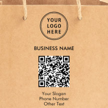 Código QR do logotipo comercial