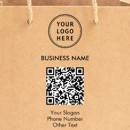 Carimbo Auto Entintado Código QR do logotipo comercial