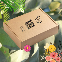Carimbo Auto Entintado Código QR | Logotipo Empresarial Moderno Profissio
