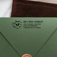 Colônia do Endereço de Devolução do Bats Halloween