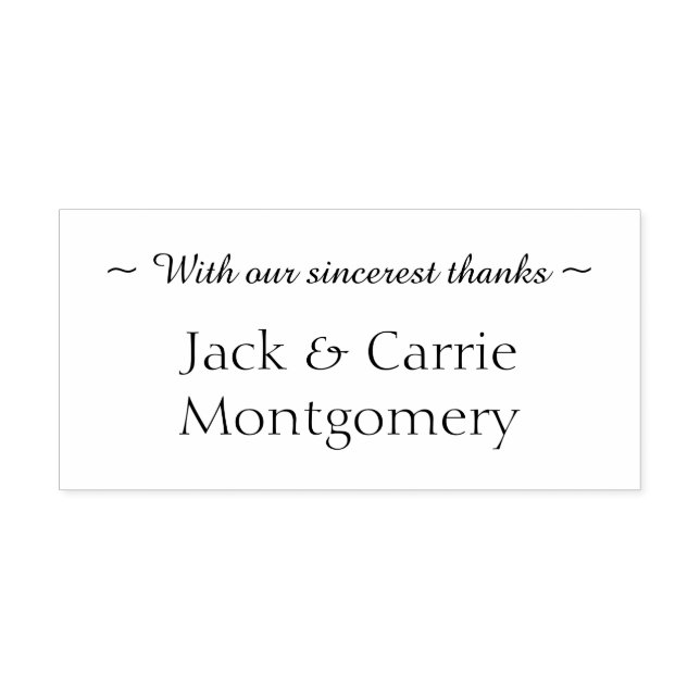 Carimbo Auto Entintado Com os Obrigados mais incríveis personalizados (Design)