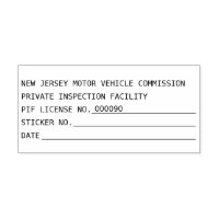 Comissão de Veículos Motorizados de Nova Jersey Nú