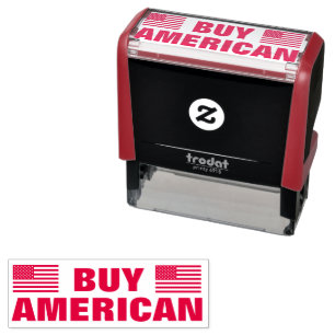 Carimbo Auto Entintado Comprar American flag personalizado