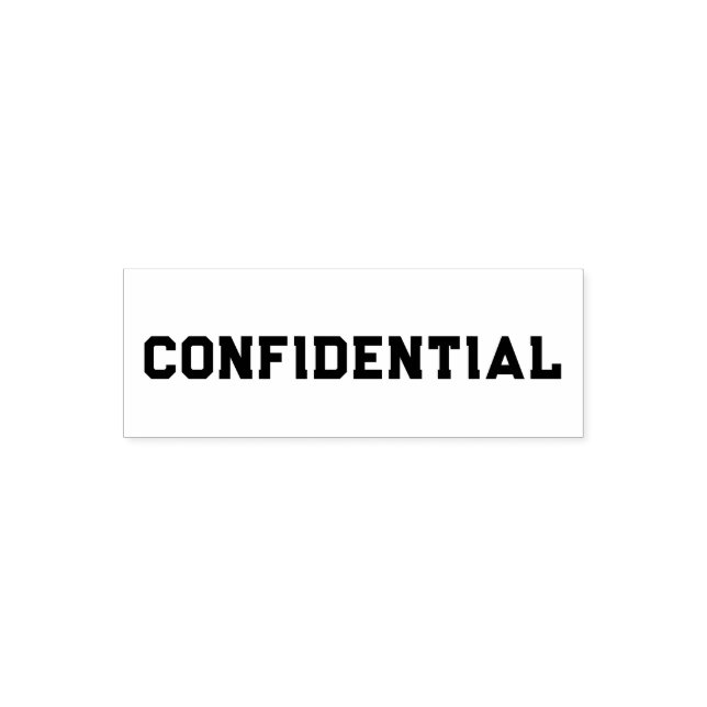 Carimbo Auto Entintado Confidencial (Design)