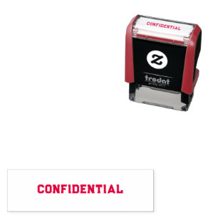 Carimbo Auto Entintado Confidencial