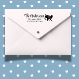 Carimbo Auto Entintado Convite de aniversário de super-herói