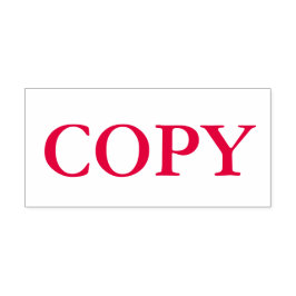 Carimbo Auto Entintado Cópia Vermelha