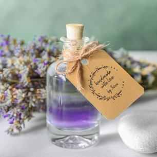 Carimbo Auto Entintado Coroa de Corações de Lavanda Feita à Mão