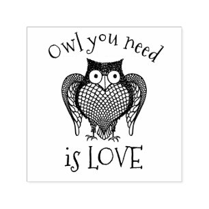 Carimbo Auto Entintado Coruja de que precisa