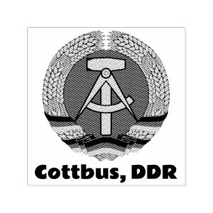 Carimbo Auto Entintado Cottbus, Alemanha Oriental (DDR, GDR) Ossi