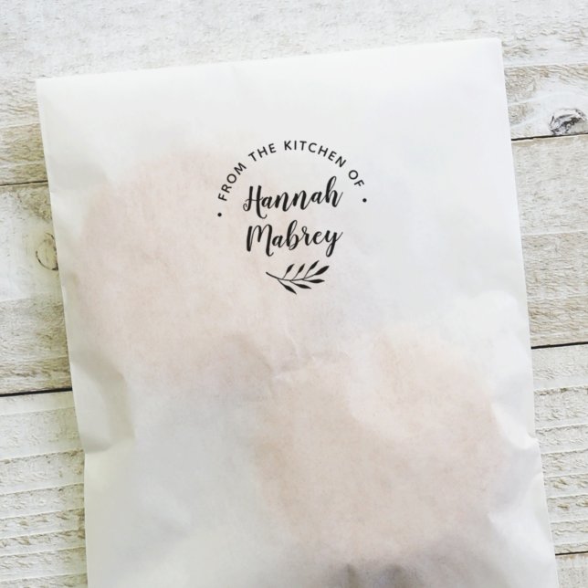 Carimbo Auto Entintado Cozinhar ou Baking Personalizado da Ramificação Bo (Criador carregado)