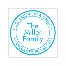 Create Your Own Rubber Family Address Stamp