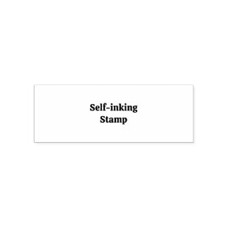 Carimbo Auto Entintado Create Your Own Simple Custom 2.69" x 0.9" Self-in