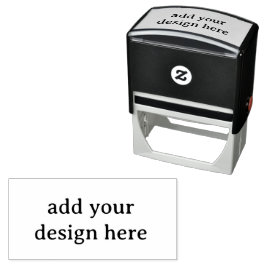 Carimbo Auto Entintado Create Your Own Simple Custom 2.9" x 1.4" 